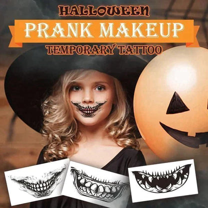 Halloween Prank Makeup Tatoo